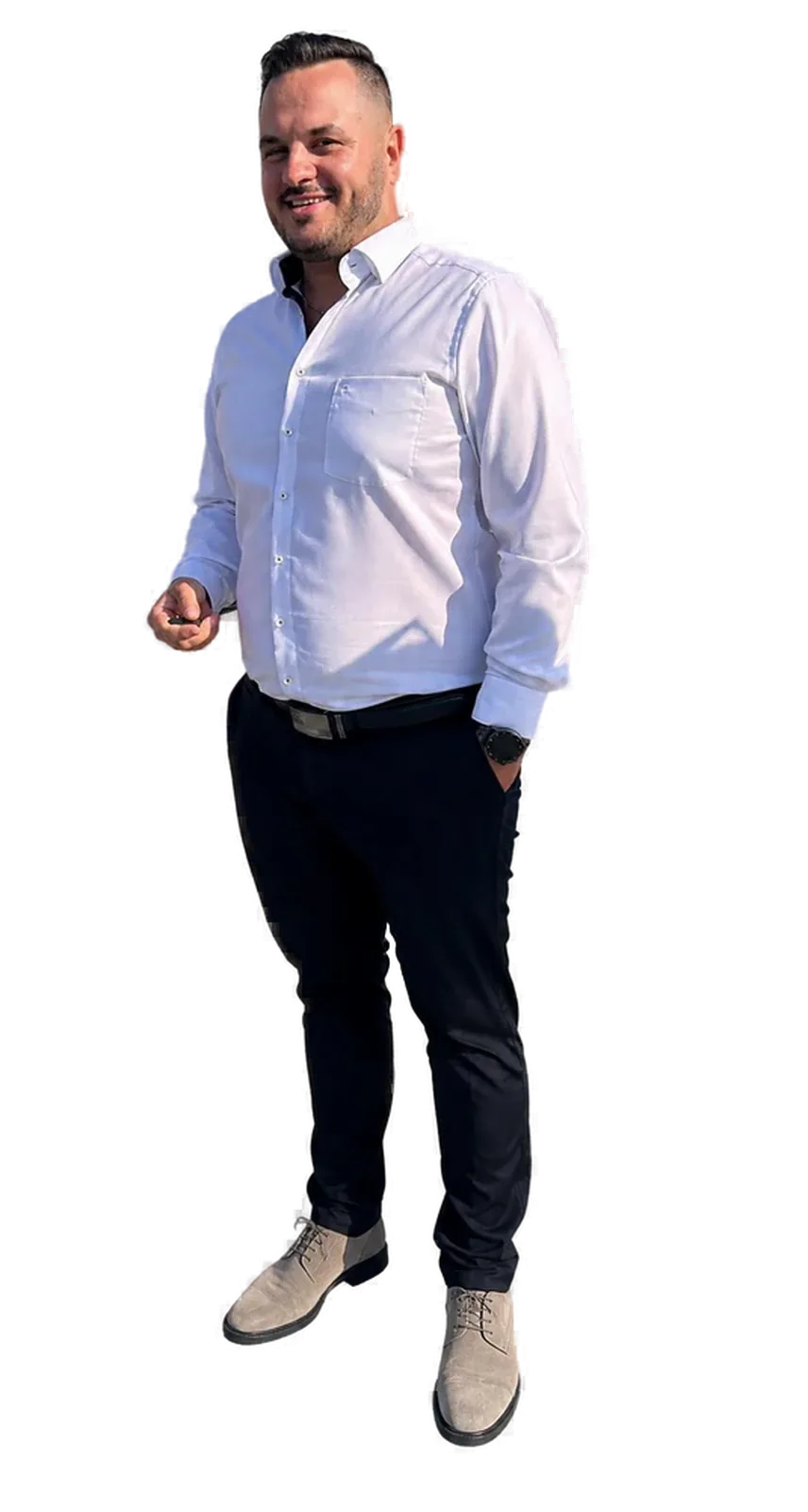 Adnan Hasovic, Inhaber von HAD Lagertechnik & Sicherheitsprüfung